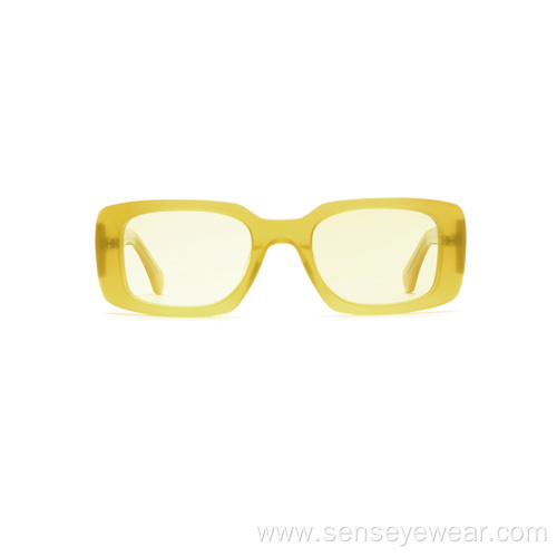 Fashion Design Square Uv400 Polarized Acetate Sunglasses